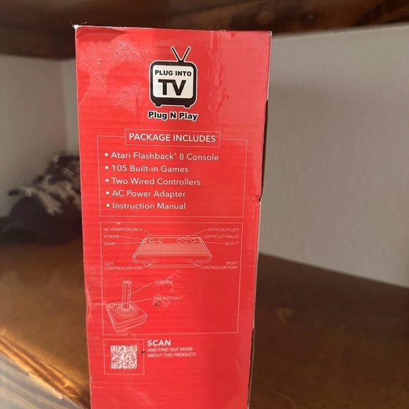 Atari Red Retro Gaming Console - Picture 2 of 4